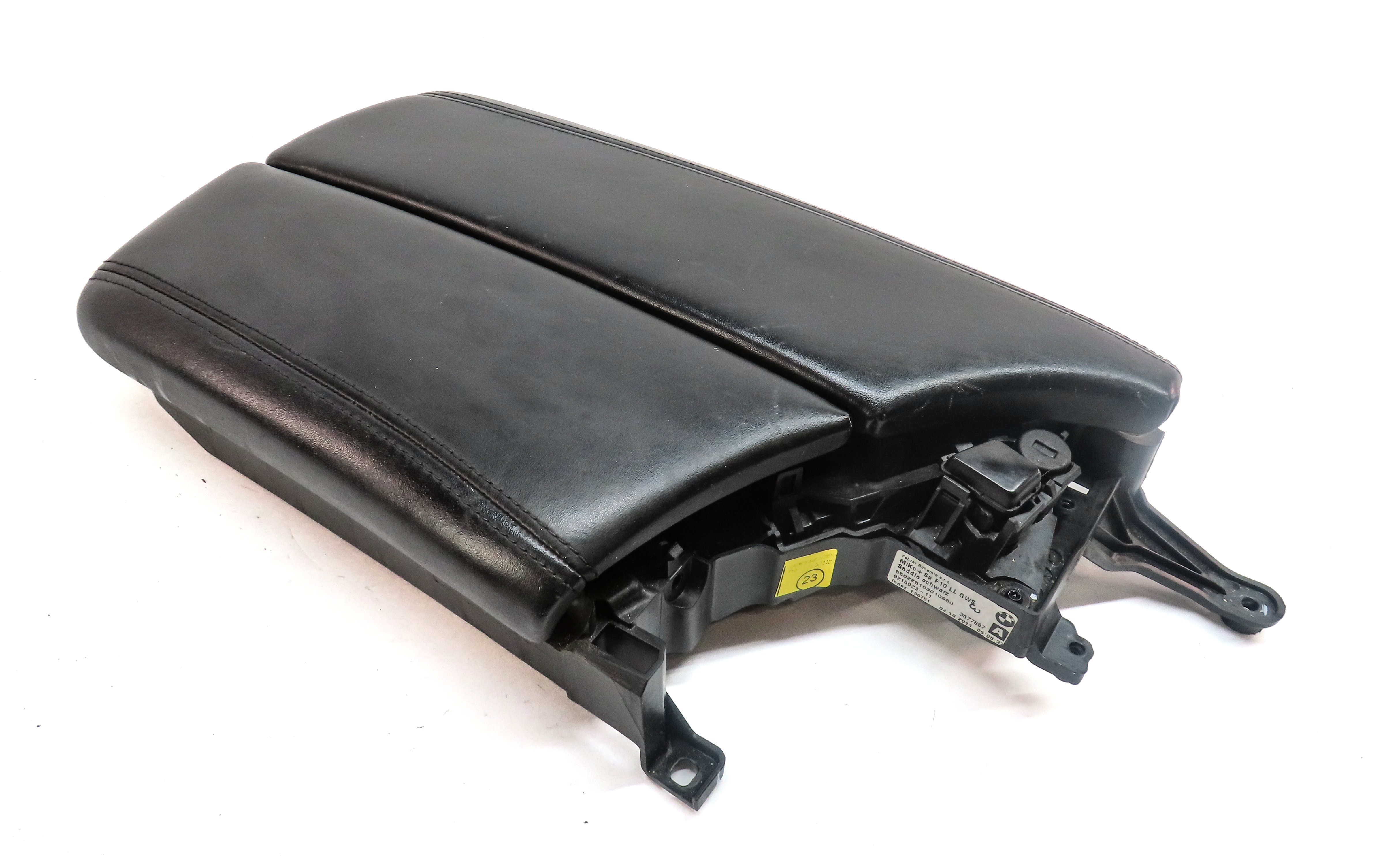 12-16 BMW 528i 535i 550i ACTIVEHYBRID 5 (F10) CENTER CONSOLE ARMREST (Black) — exact item pictured